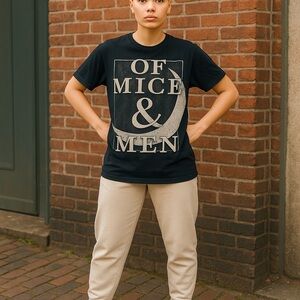 Of Mice & Men‎ Adult Medium Black Short Sleeve Rock Band